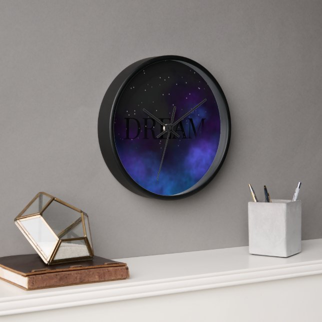 Dream Space Nebula Clock (Office)