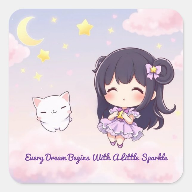 Dream Square Sticker (Front)
