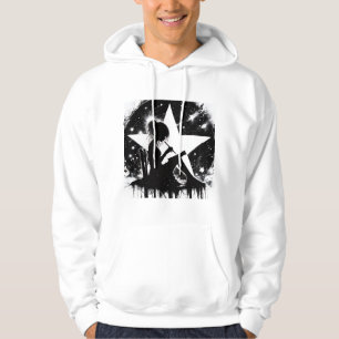 Dream star print hoodie