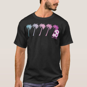 Dream Summer Gradient Palm Trees  T-Shirt