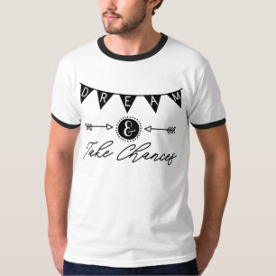 Dream & Take Chances Motivational Quote Typograp T-Shirt