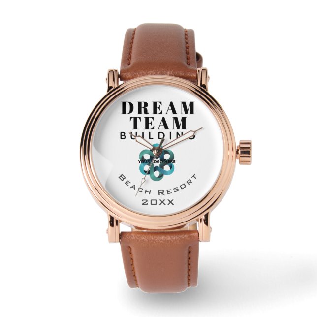 Dream Team Building Company Logo Employee Watch (Front)