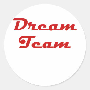Dream Team Classic Round Sticker