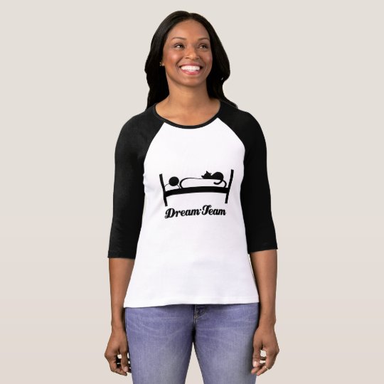 Dream team sleeping with A Cat T-Shirt