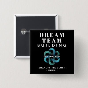 Dream Team Team Building Company Logo Button