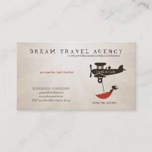 Dream Travel Agency business card