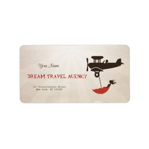 Dream Travel Agency Label