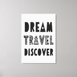 Dream Travel  Canvas Print