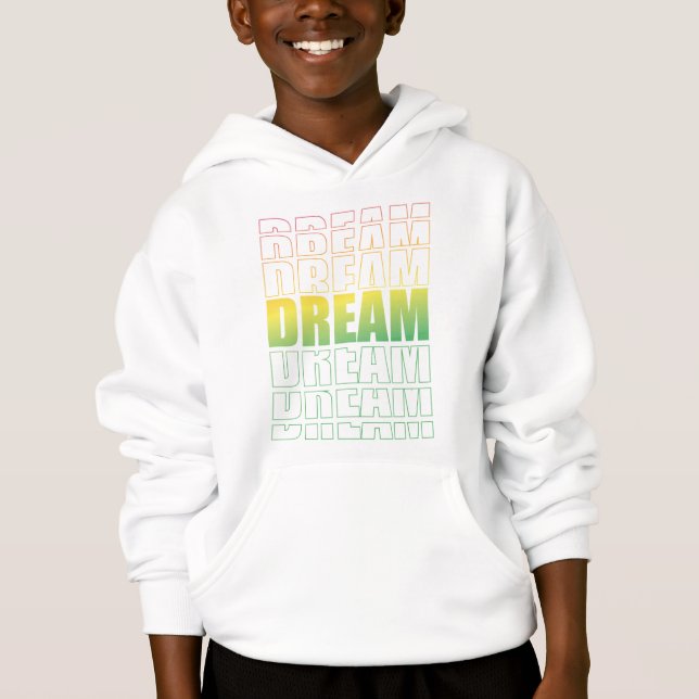 Dream Typography – Gradient Aesthetic Motivational (Front)