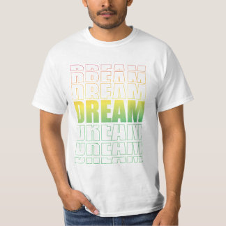 Dream Typography – Gradient Aesthetic Motivational T-Shirt