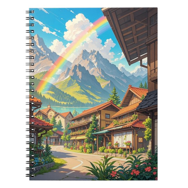 dream village anime style notebook (Front)