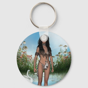 Dream Walker Indian Keychain