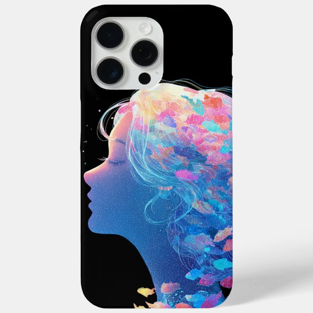 Dream Water Fish Neon Spirit Case-Mate iPhone Case (Back)