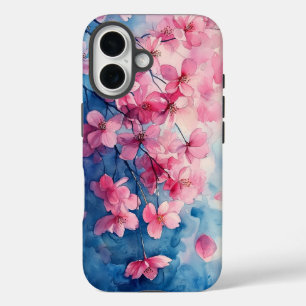 Dream Watercolor Cherry Blossom Petal Phone Case