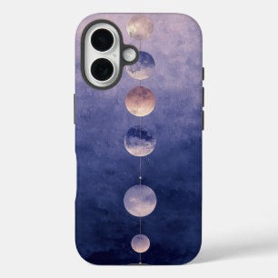 Dream Watercolor Moon Phases Phone Case