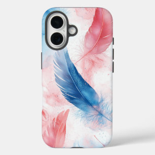 Dream Watercolor Pastel Feather Art Phone Case