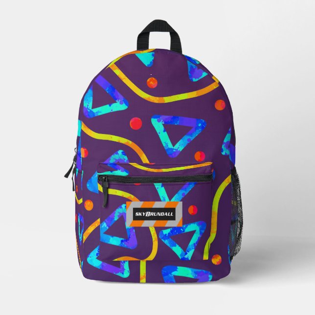 Dream Wave Festival - Arcade Crunch 1 Printed Backpack (Front)