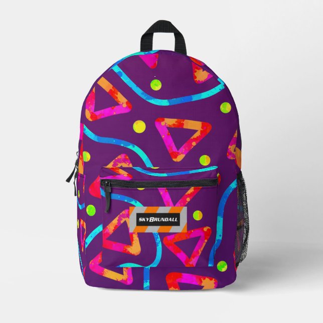 Dream Wave Festival - Arcade Crunch 2 Printed Backpack (Front)