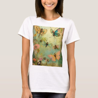 Dream Weaver: A Surreal Butterfly Watercolor T-Shirt