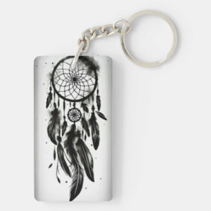 "Dream Weaver Charm: Acrylic Key Delight" Key Ring