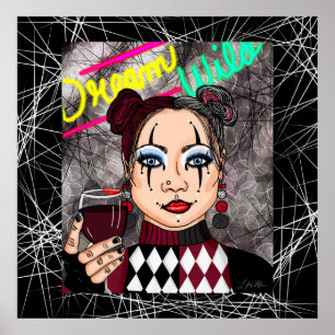 Dream Wild Goth Girl Poster