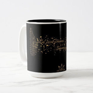 Dream Wings Two-Tone Mug, 15 oz Coffee Mug