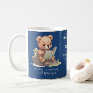 Dream with open eyes custom coffee mug