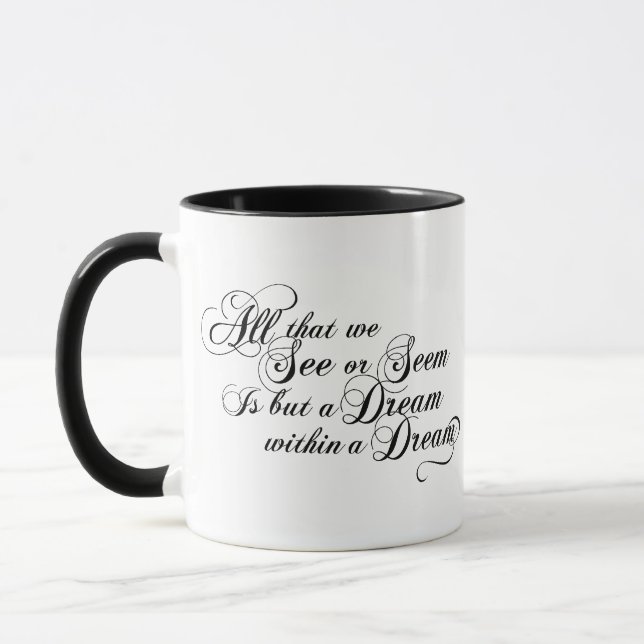 Dream Within A Dream Mug (Left)