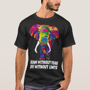 Dream Without Fear Love Without Limits  LGBT Pride T-Shirt
