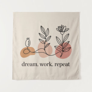 Dream. Work. Repeat Tapestry