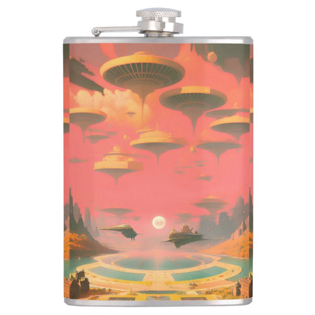 Dream World Hip Flask (Front)