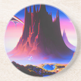 Dream World Oil Painting Coaster