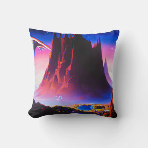 Dream World Oil Painting Cushion