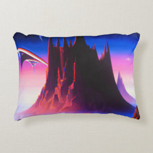 Dream World Oil Painting Decorative Cushion