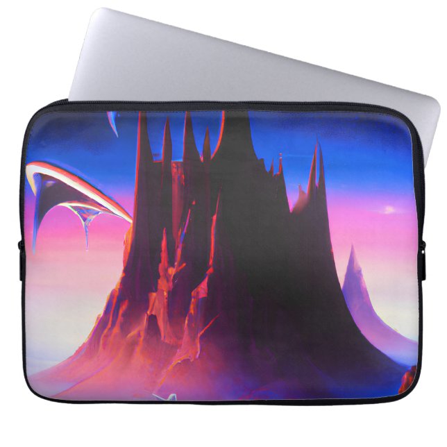 Dream World Oil Painting Laptop Sleeve (Front)