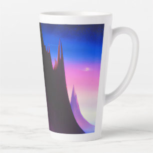 Dream World Oil Painting Latte Mug
