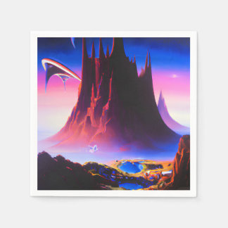 Dream World Oil Painting Napkin