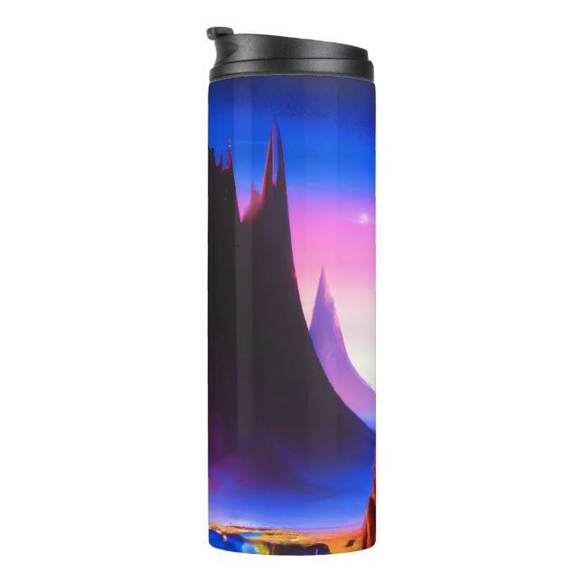 Dream World Oil Painting Thermal Tumbler (Rotated Right)