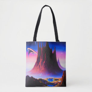 Dream World Oil Painting Tote Bag