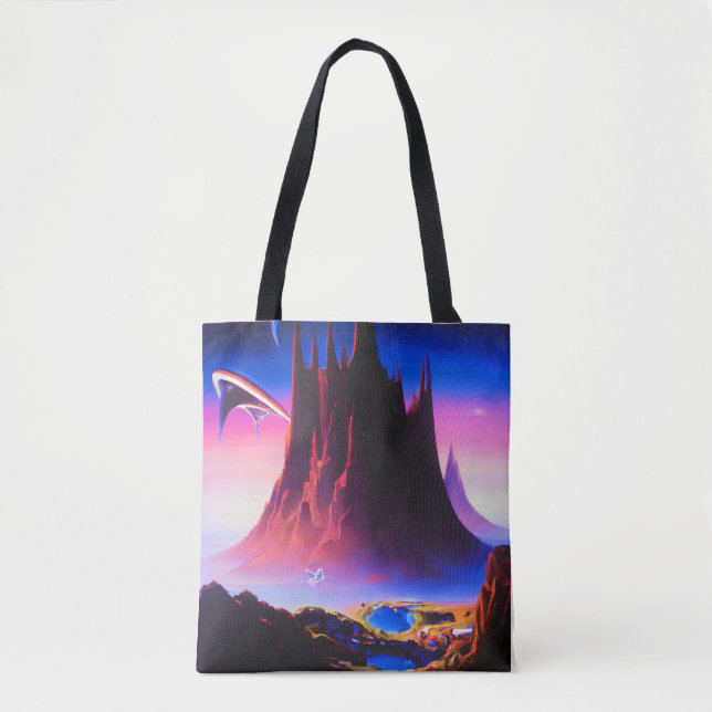 Dream World Oil Painting Tote Bag (Front)