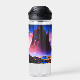Dream World Oil Painting Water Bottle