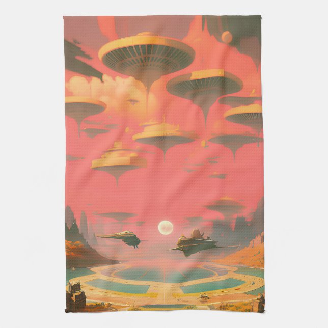 Dream World Tea Towel (Vertical)