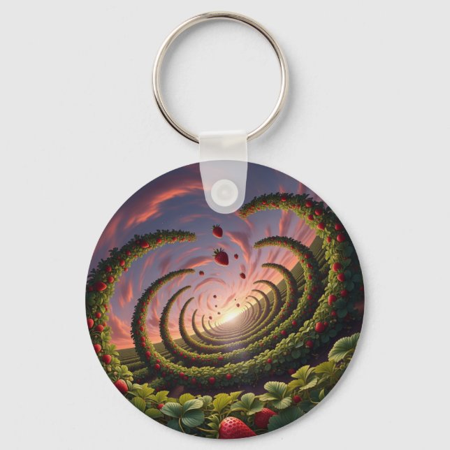 Dreamberry Fields Key Ring (Front)