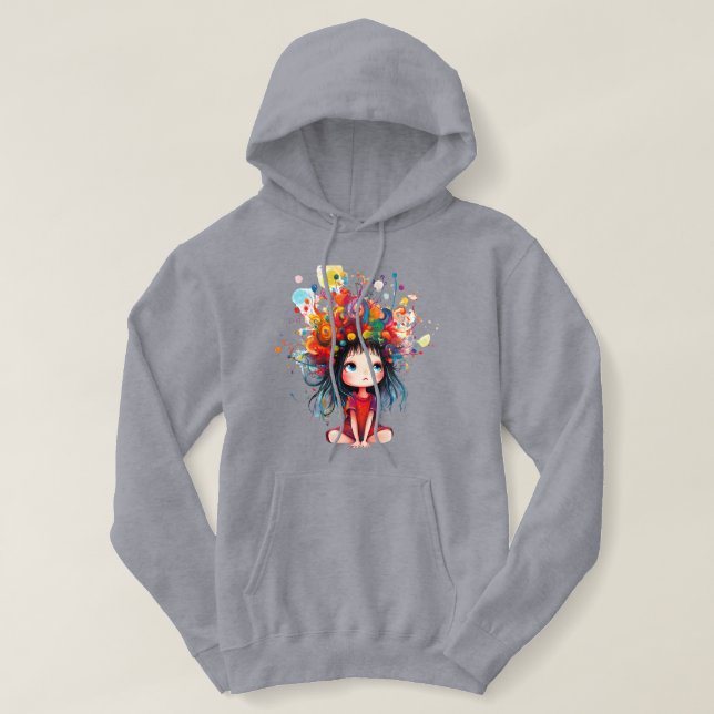 DreamBloom: Colour Your Mind Hoodie (Design Front)