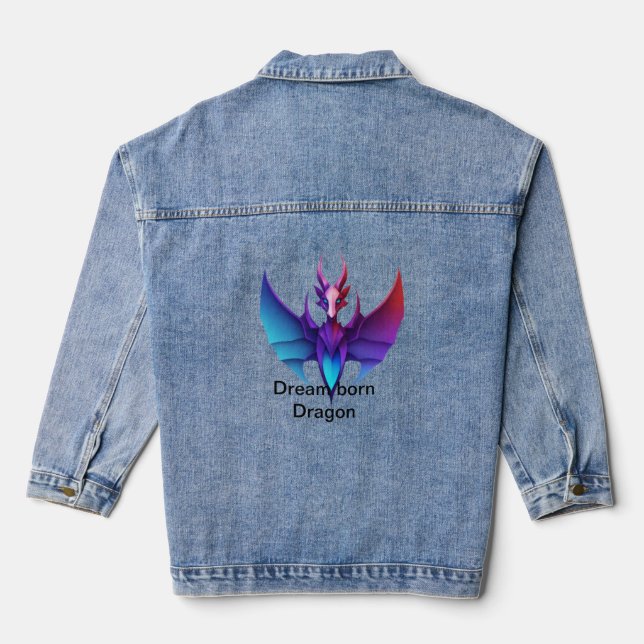 Dreamborn Dragon Denim Jacket (Back)