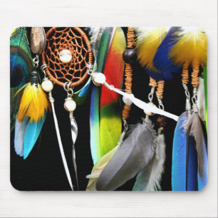 Dreamcatcher and Feathers Mouse Mat