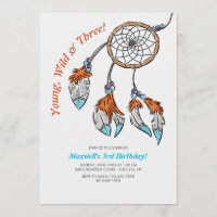Dreamcatcher Birthday Invitation