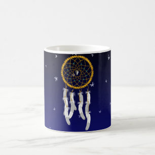 Dreamcatcher--Blue Turquoise Coffee Mug