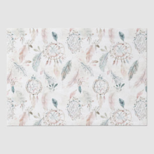DREAMCATCHER Boho Feathers Neutral Tissue Paper