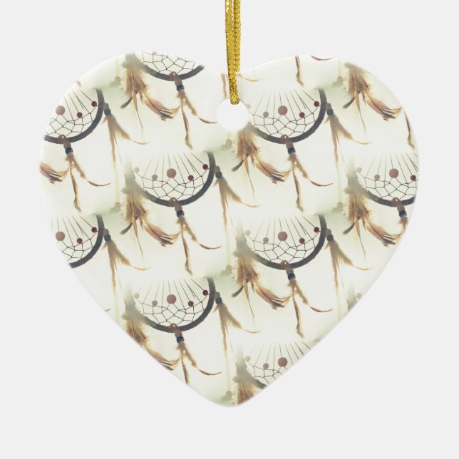 dreamcatcher ceramic tree decoration (Front)
